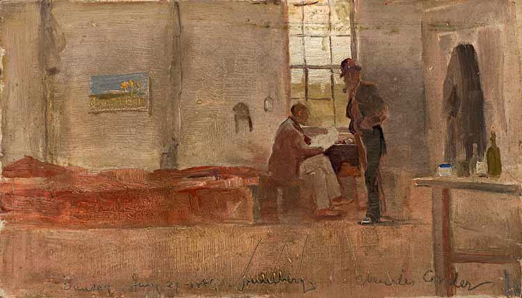 Charles conder Impressionists' Camp China oil painting art